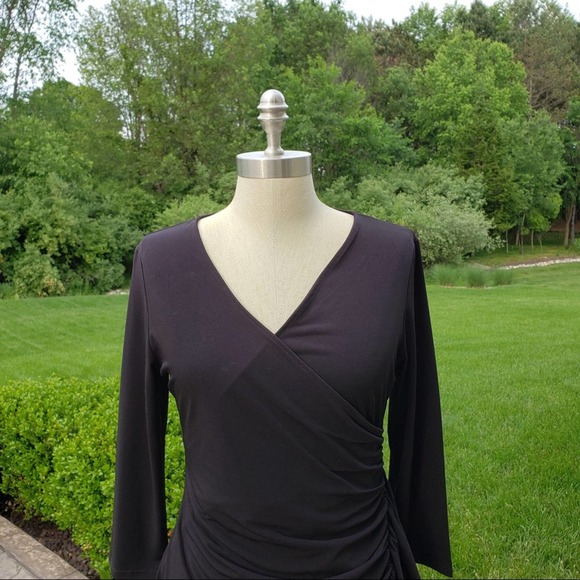 New York & Company Faux Wrap Dress - Picture 2 of 6